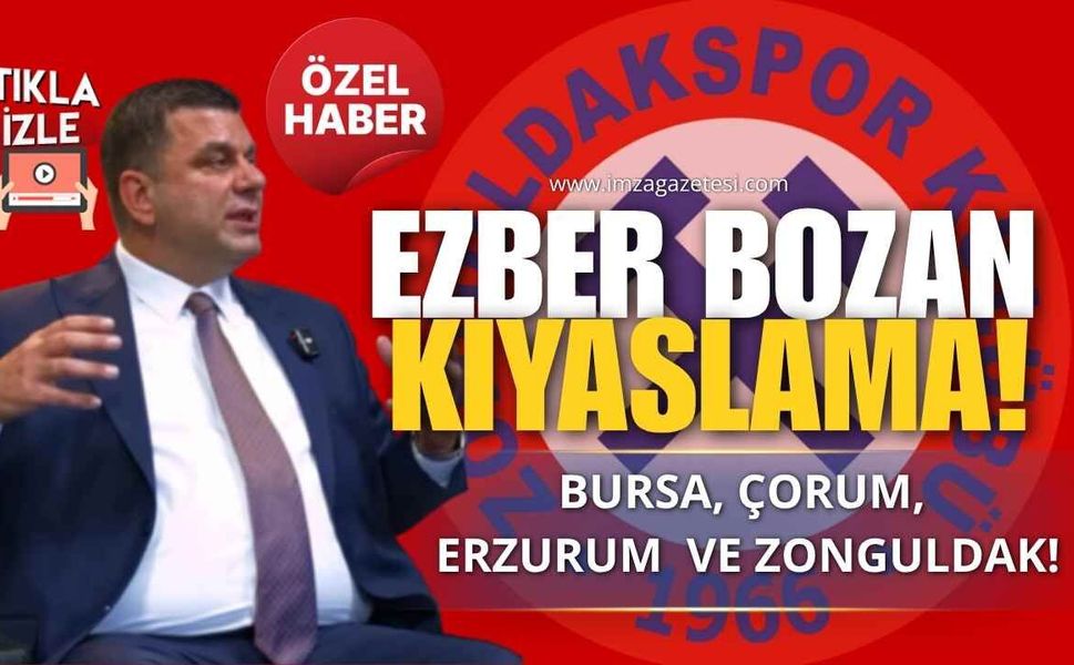 Cem Dereli’den Ezber Bozan Kıyaslama! Bursa, Çorum, Erzurum ve Zonguldak!
