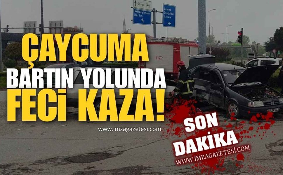 Çaycuma-Bartın Yolunda Feci Kaza!