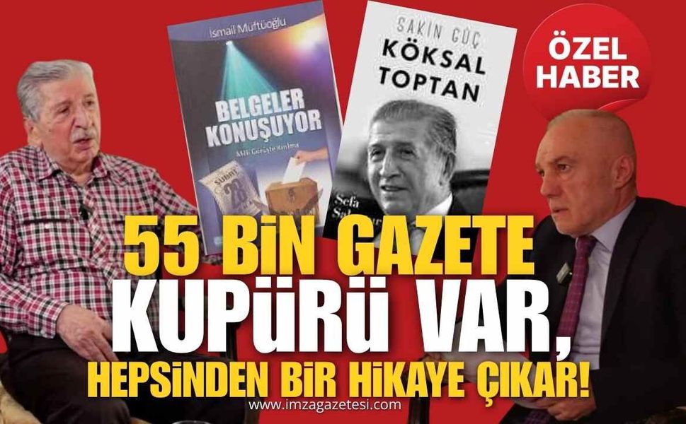 Çok Belge, 55 Bin Gazete Kupürü Var, Hepsinden Bir Hikaye Çıkar!