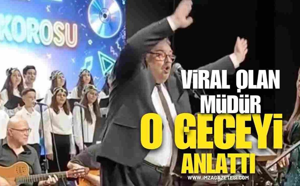 Barış Manço'ya benzeyen sesiyle sosyal Medyayı Sallayan Müdür, konuştu