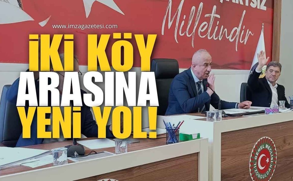 İki Köy Arasına Yeni Yol Yapılacak!