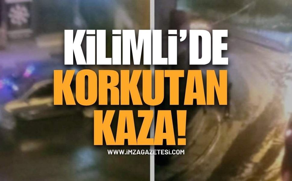 Kafa Kafaya Çarpıştılar! Kilimli'de Korkutan Kaza!