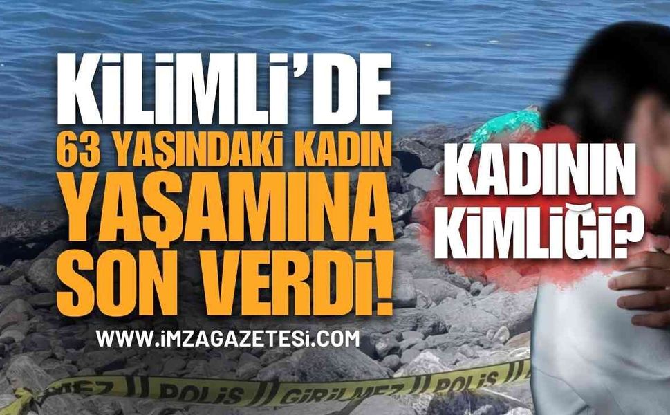 Kilimli'de Bayram Sabahı Acı Olay: Canına Kıyan 63 Yaşındaki Kadının Kimliği Merak Ediliyor!