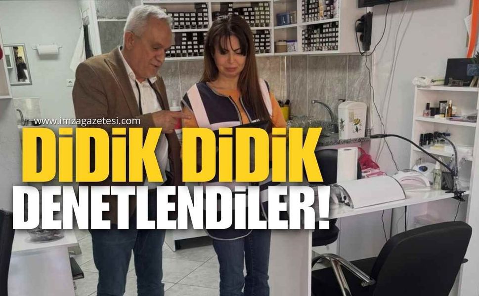 Kuaförler Ve Güzellik Salonları Didik Didik Denetlendi!