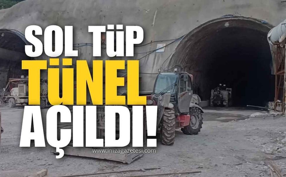 Müjde! Kilimli–Çatalağzı Tünelinde Kritik Eşik Aşıldı, Sol Tüp Tünel Açıldı