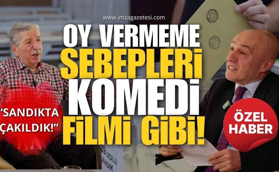 Oy Vermeme Sebepleri Komedi Filmi Gibi! "Sandıkta Çakıldık!"