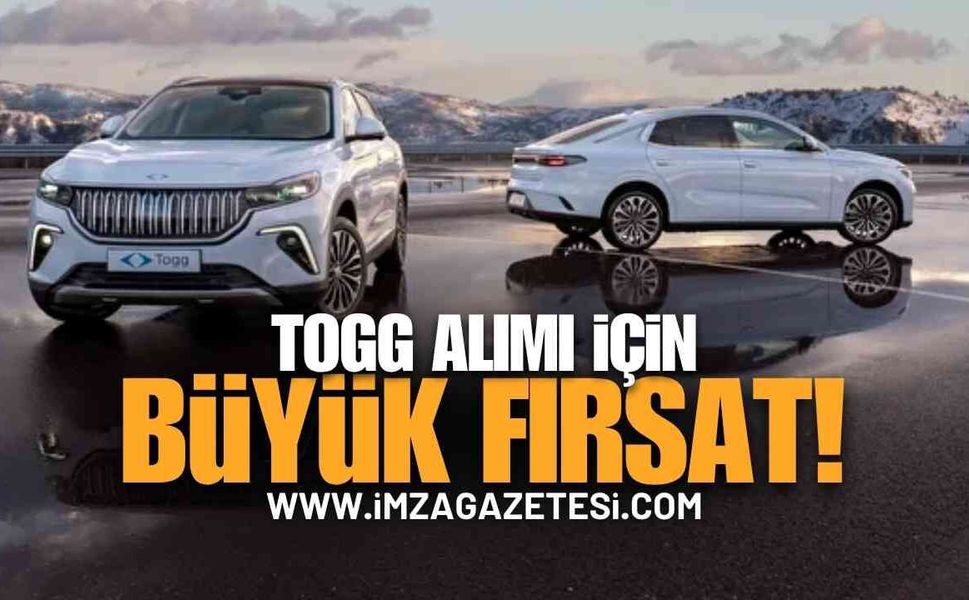 Sadece 569 Bin TL Peşinatla Togg Fırsatı: 1 Milyon TL Sıfır Faiz Kampanyasında Son Günler!
