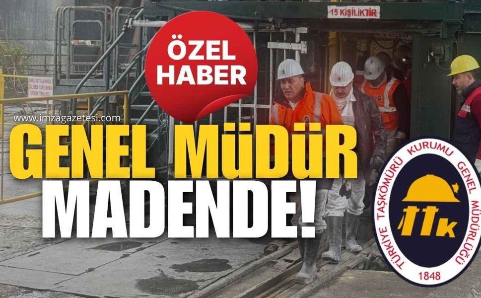 TTK Genel Müdürü Kurmaylarıyla Maden Ocağında!