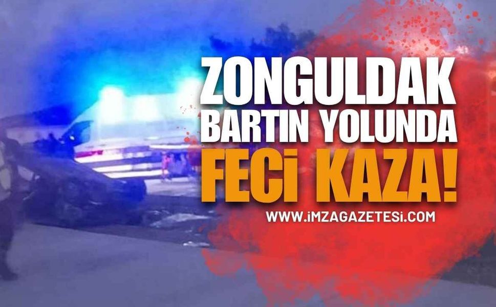 Zonguldak-Bartın Yolunda Feci Kaza: Kafa Kafaya Çarpıştı!