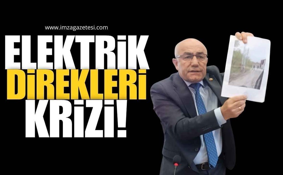 Zonguldak İl Genel Meclisinde Elektrik Direkleri Kriz Çıkardı!