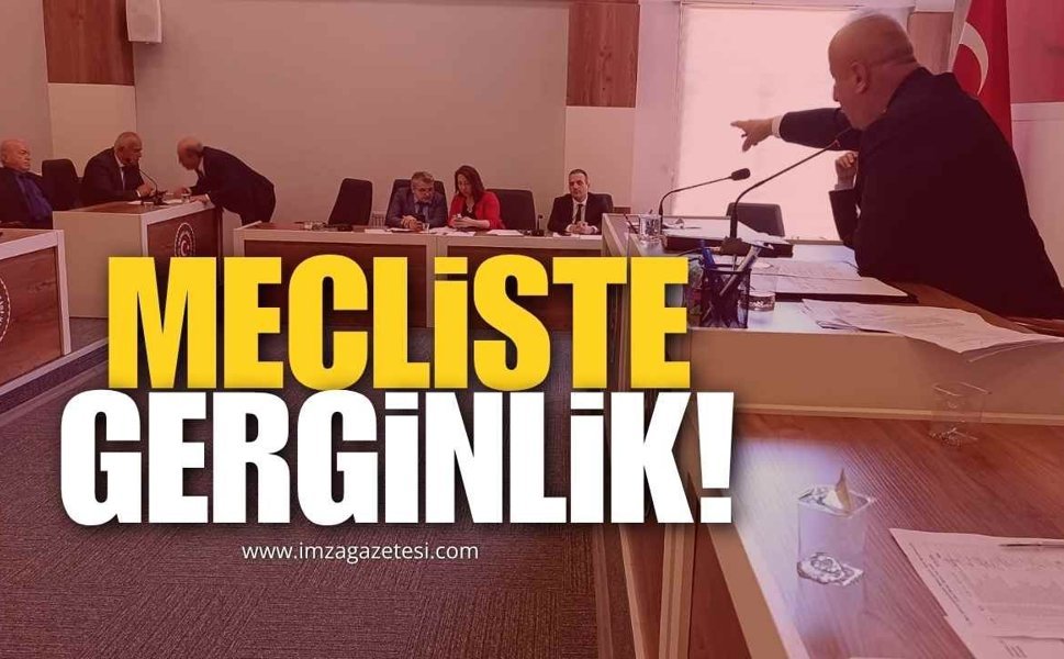 Zonguldak İl Genel Meclisi'nde Gerginlik!