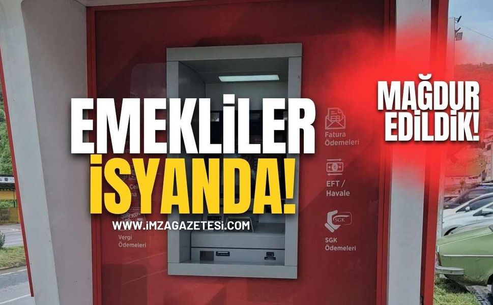 Emekliler İsyanda! Bankamatik Arızası Vatandaşı Mağdur Etti!