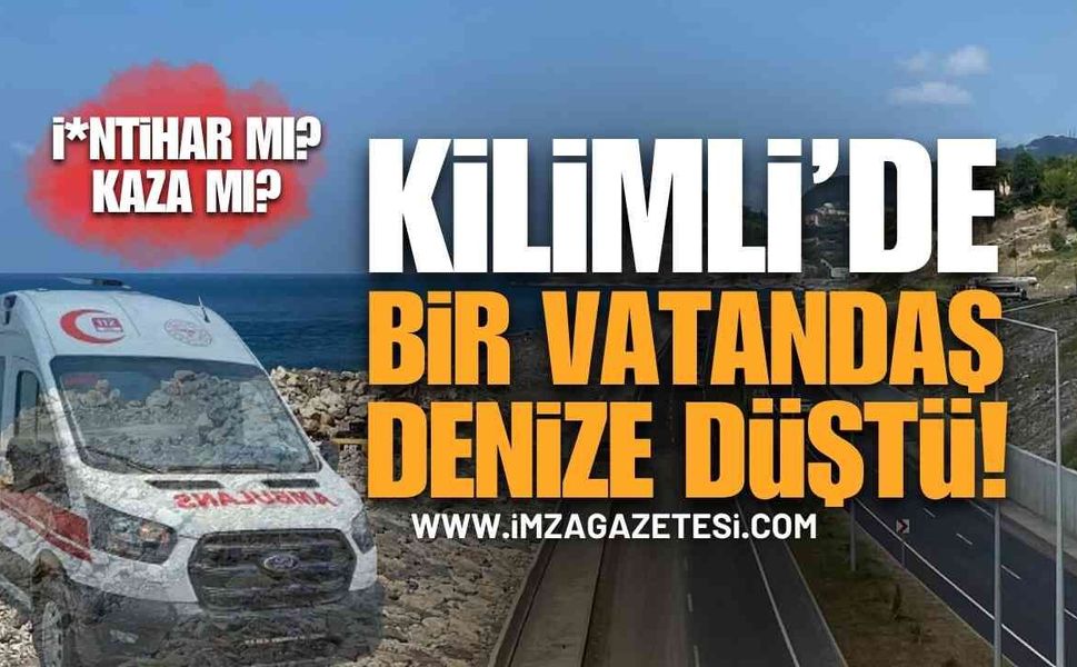 Zonguldak Kilimli'de Son Dakika: Bir Vatandaş Denize Düştü, Ekipler Seferber Oldu!