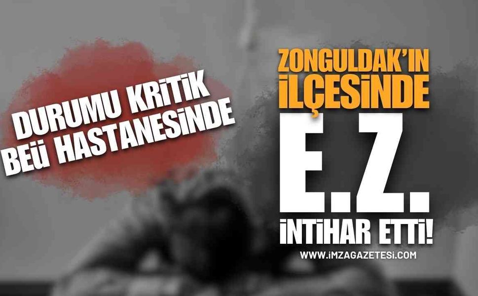 Zonguldak Kozlu İlçesinde Bir Vatandaş Canına Kıymak İstedi
