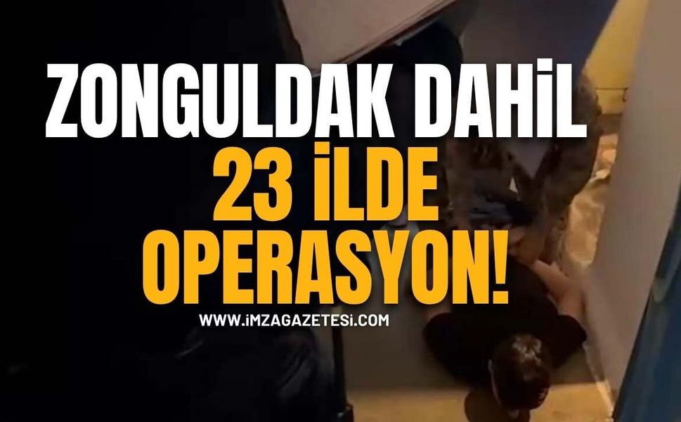 Diyarbakır Merkezli Zonguldak dahil 23 İlde Operasyon!