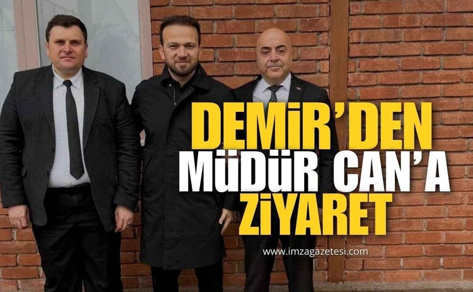 Zonguldakspor Kulüp Başkanı Harun Demir’den Gençlik Spor İlçe Müdürü Zafer Can'a Ziyaret...