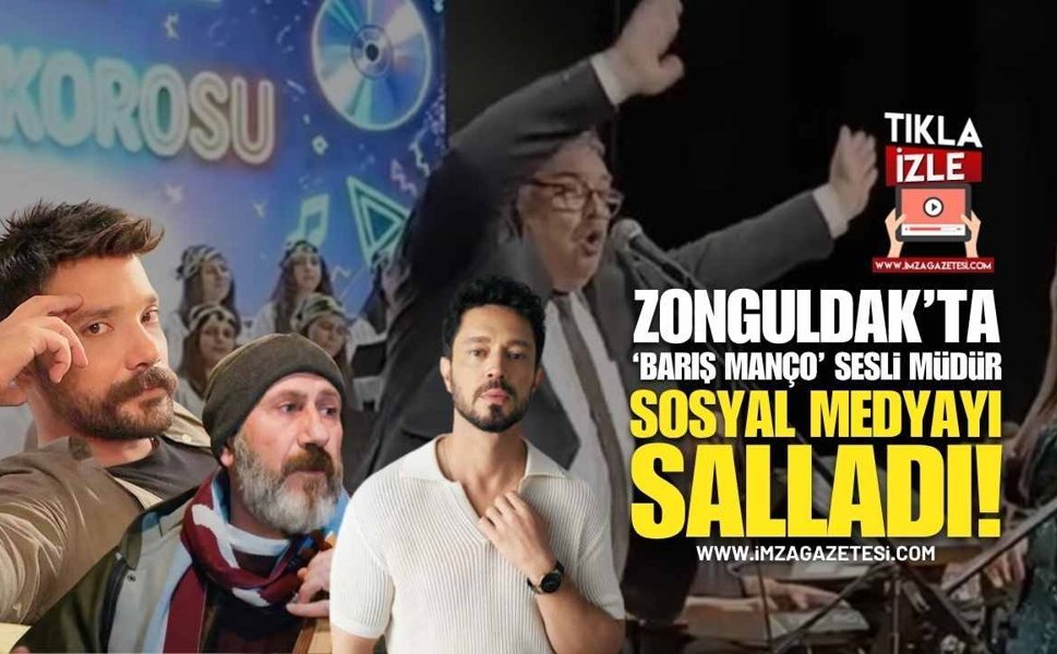 Zonguldak'ta 'Barış Manço' Sesli Müdür Sosyal Medyayı Salladı