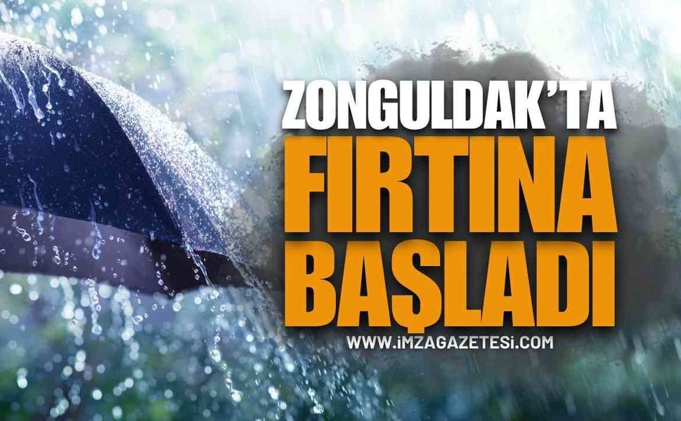 Zonguldak'ta Beklenen Yağış Başladı: Yağmur Etkisini Gösteriyor!
