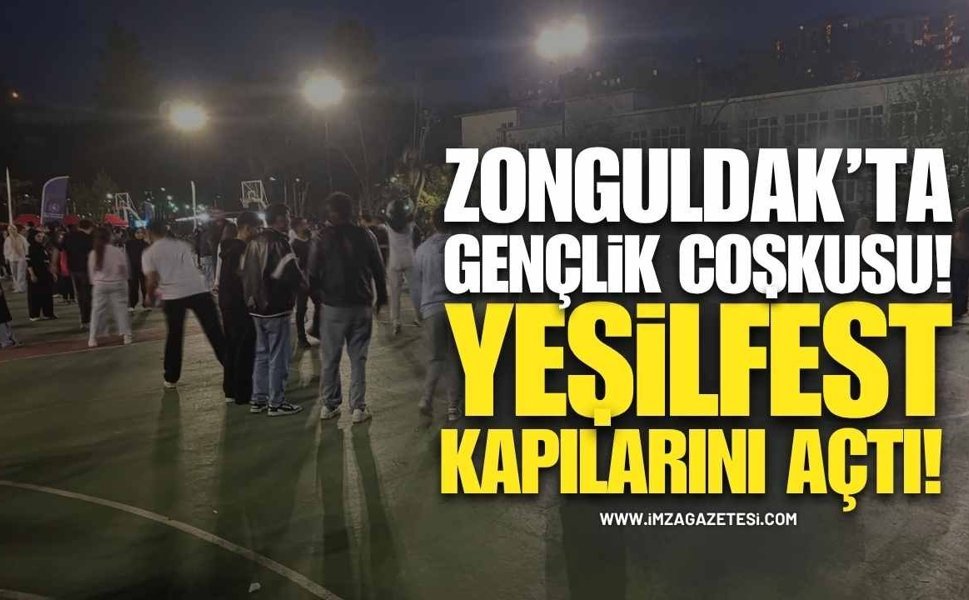 Zonguldak'ta Gençlik Coşkusu! Yeşilfest Kapılarını Açtı