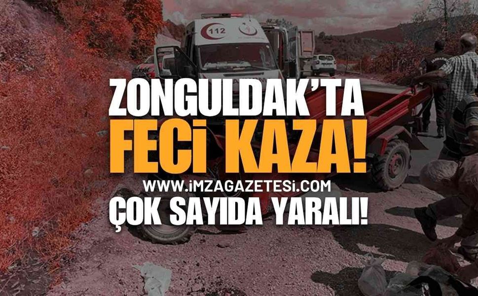 Zonguldak'ta Korkutan Pat Pat Kazası: 4'ü Çocuk 5 Kişi Yaralandı!