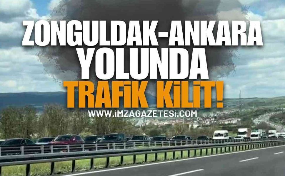 Zonguldak'tan Ankara'ya Gideceklerin Dikkatine: Yolda Trafik Kilit!