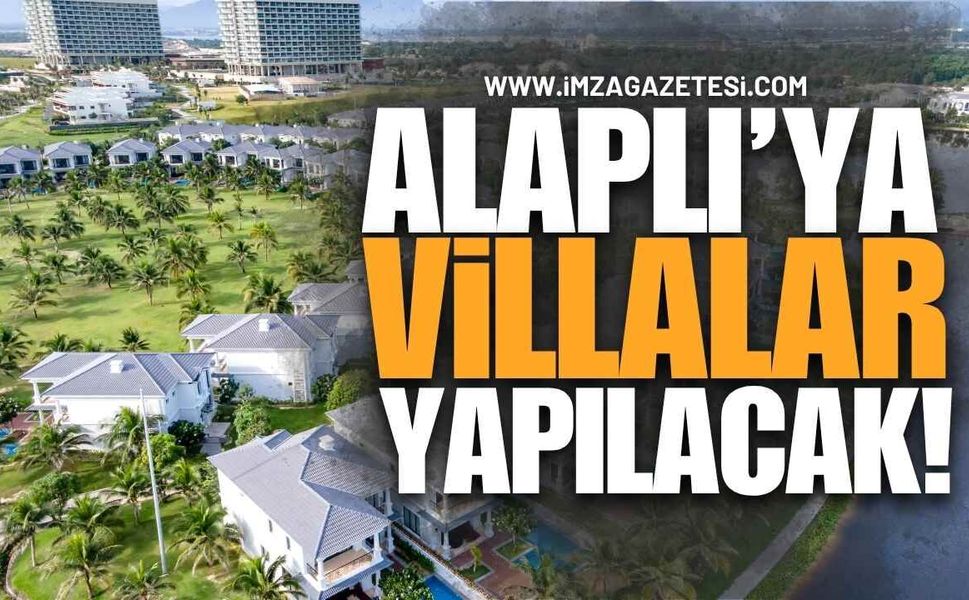 Alaplı'ya Villalar Yapılacak!
