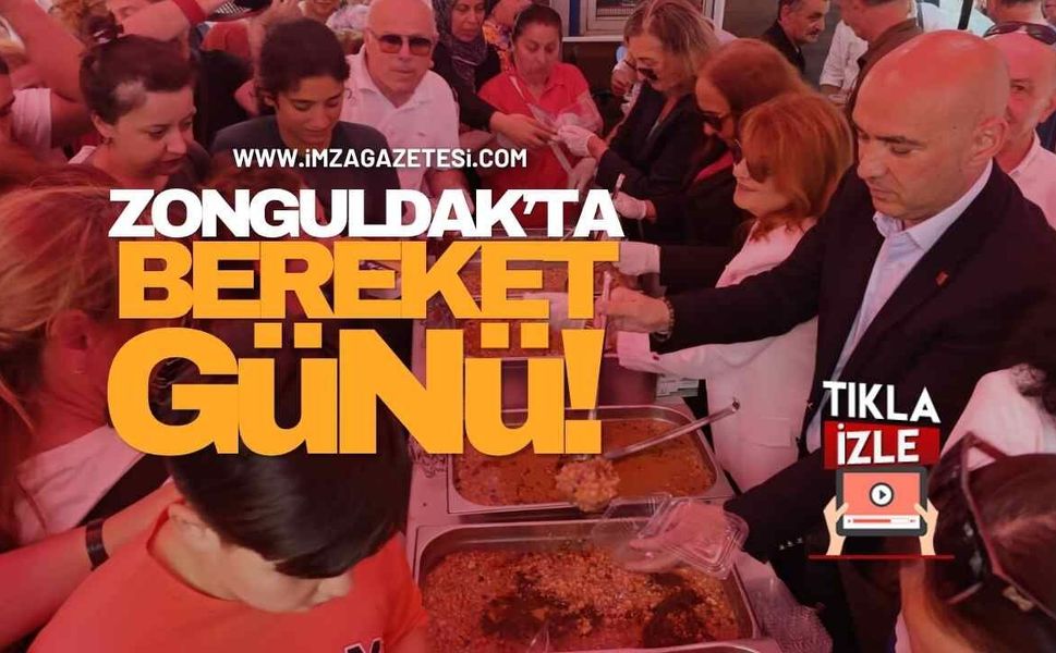 Zonguldak'ta Bereket Günü... Vatandaşlara Aşure İkram Edildi