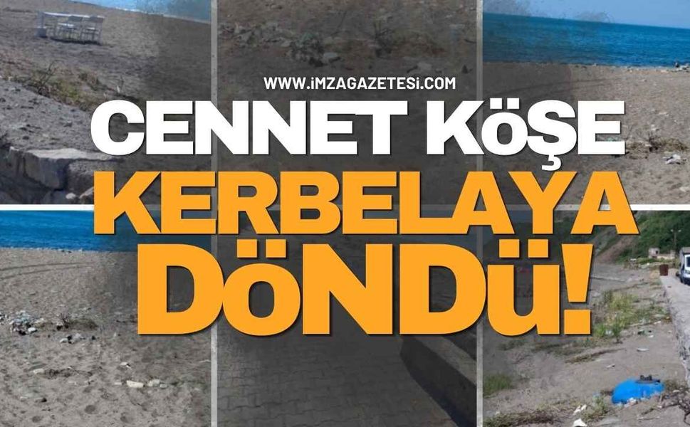 Cennet Köşe Kerbelaya Döndü! Göbü Sahili Susuzluktan Kırılıyor!