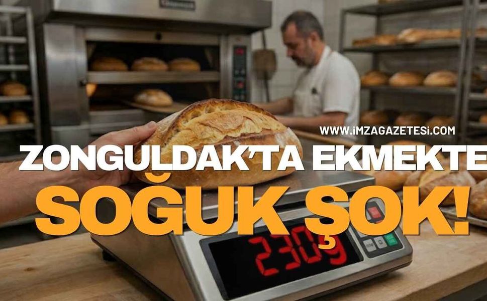 Zonguldak'ta Fırından Çıkan Sıcak Ekmekte "Soğuk" Şok!