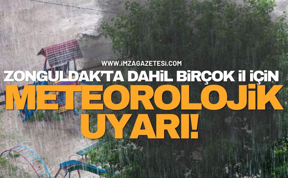 Zonguldak dahil birçok il için meteorolojik uyarı! Sağanak ve gök gürültüsü geliyor!