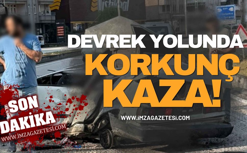 Devrek Yolunda Korkunç Kaza!