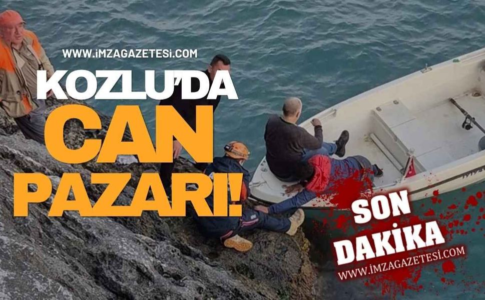 Kozlu’da Sarp Kayalıklarda Can Pazarı!