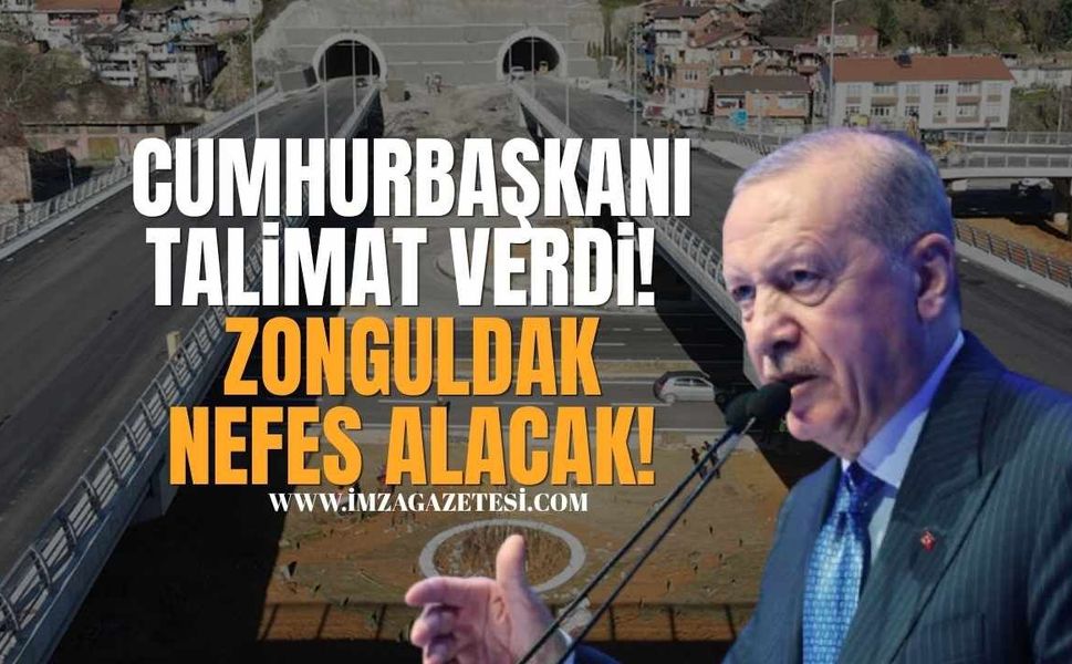 Zonguldak'a Nefes Aldıracak Yol İçin Cumhurbaşkanı Erdoğan'dan Talimat!