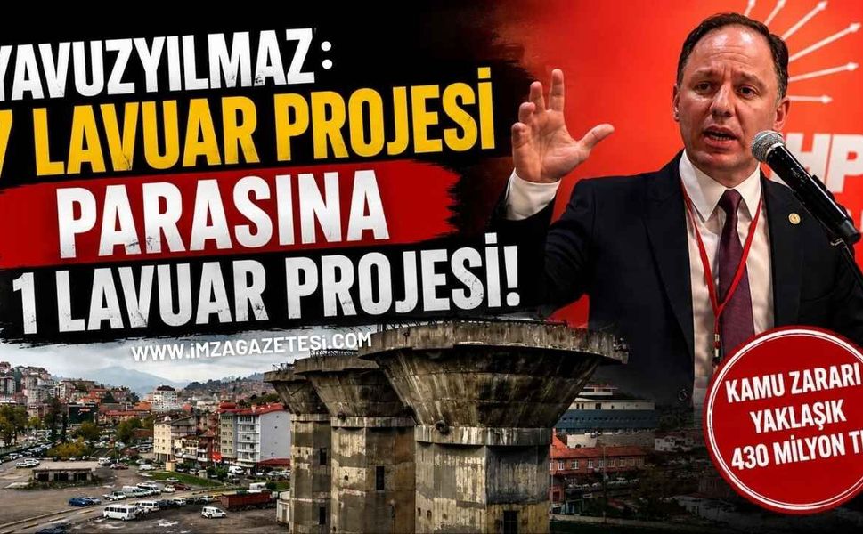 Deniz Yavuzyılmaz: 7 Lavuar Projesi Parasına 1 Lavuar Projesi!