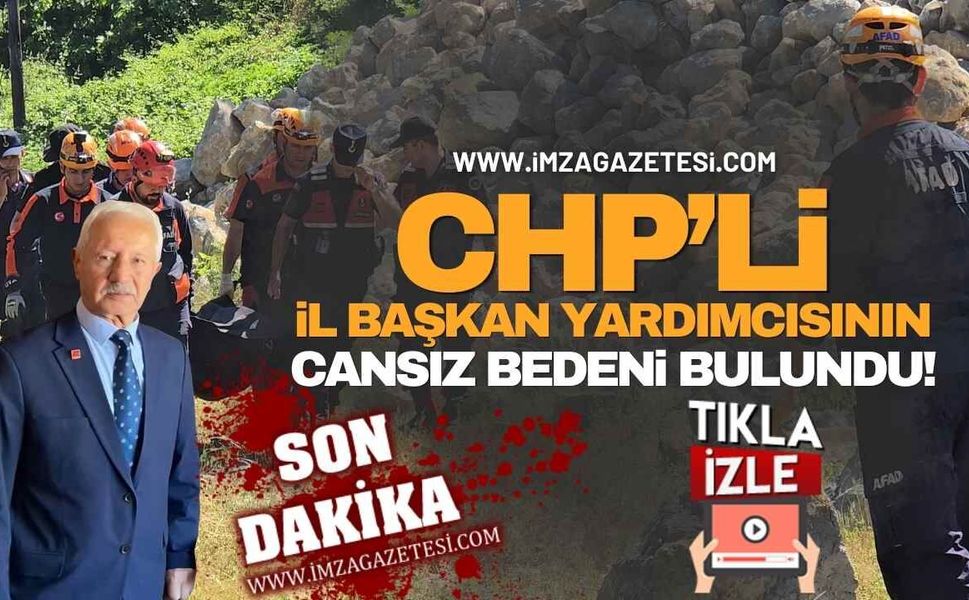 Filyos Çayı’na Düşen CHP İl Başkan Yardımcısının Cansız Bedeni Bulundu!