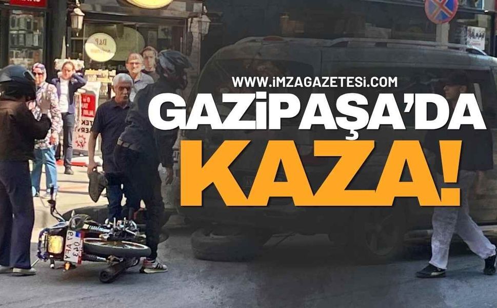 Gazipaşa'da Kaza! Ölümden Döndüler!
