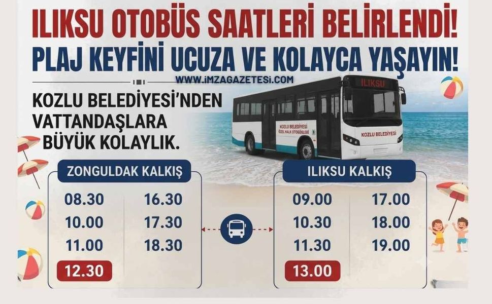 Ilıksu Otobüs Seferleri Başlıyor!