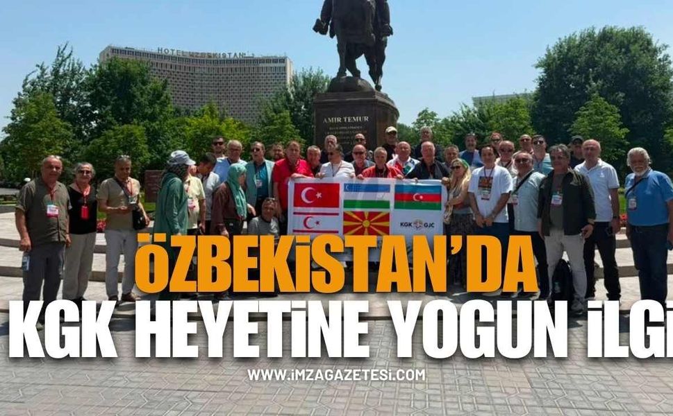 Özbekistan’da KGK heyetine yoğun ilgi
