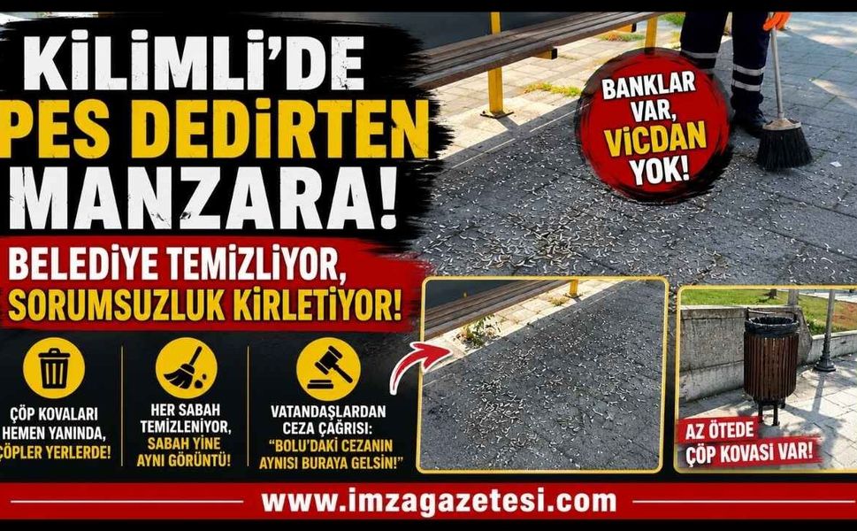 Kilimli'de Pes Dedirten Manzara! Ceza Gelecek Mi?