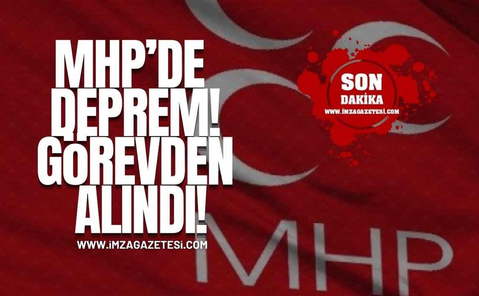 MHP Zonguldak İl Başkanı Çağatay İpekçi görevden alındı