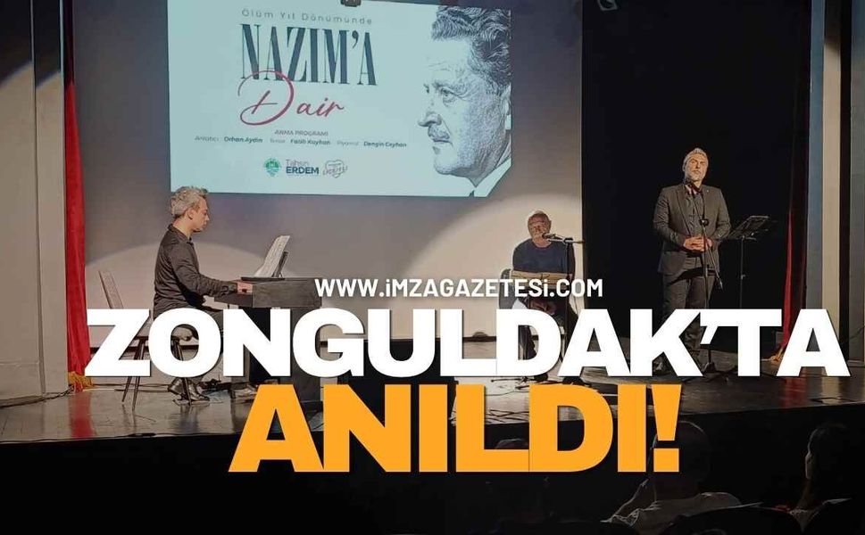 Nazım Hikmet, Ölüm Yıldönümünde Zonguldak'ta Anıldı