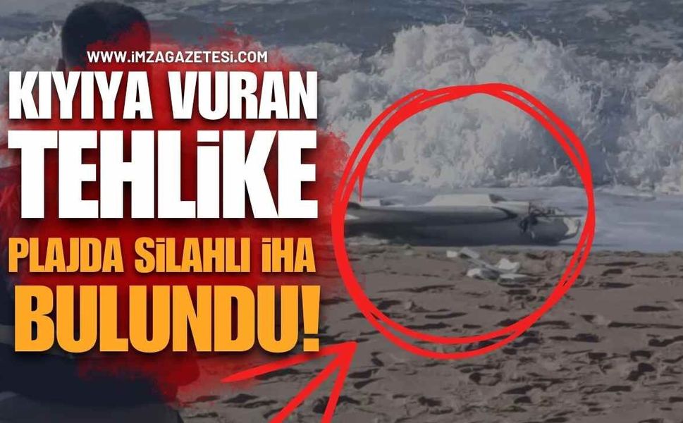 Plajda Silahlı İnsansız Hava Aracı Bulundu!