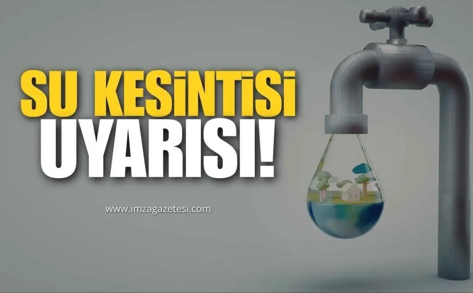 Zonguldak’ta Belediyeden Su Kesintisi Duyurusu!