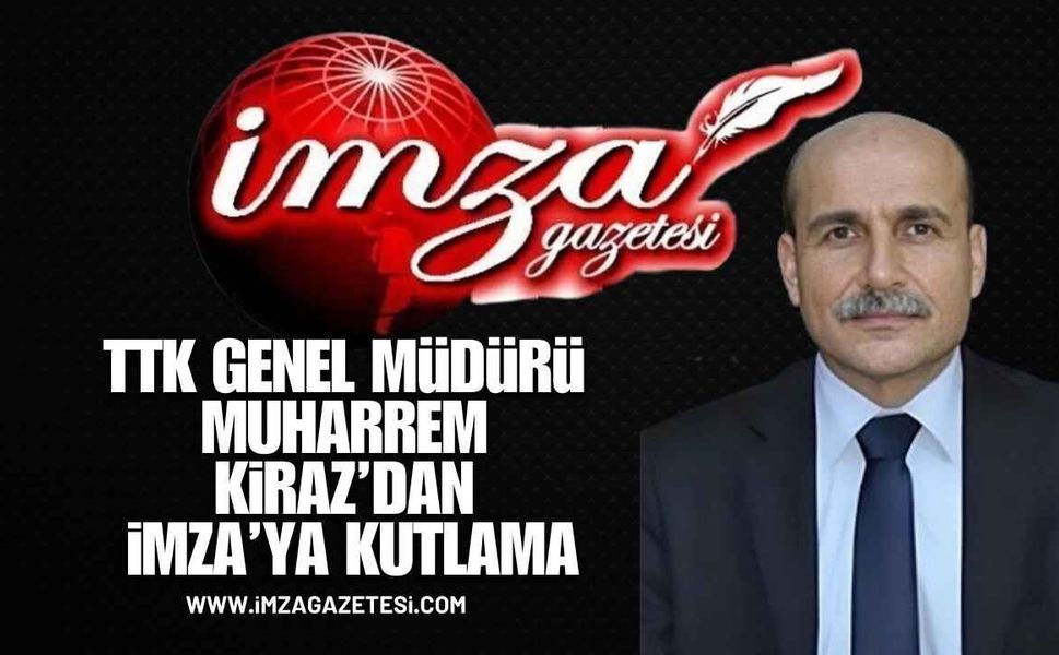 Türkiye Taşkömürü Kurumu Genel Müdürü Kazım Eroğlu'ndan İmza'ya Kutlama