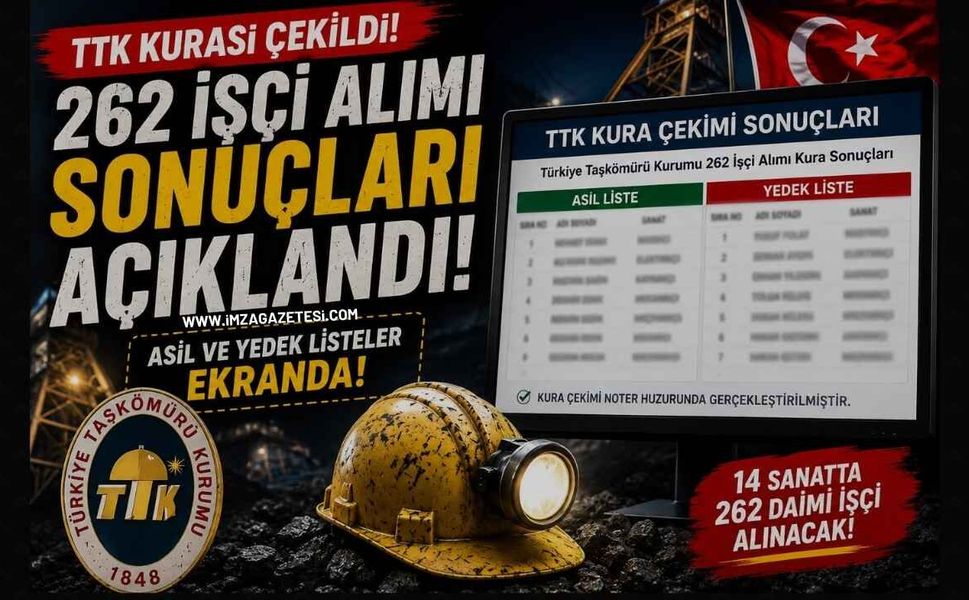TTK Kura Sonuçları Asil ve Yedek Listeleri Açıklandı!