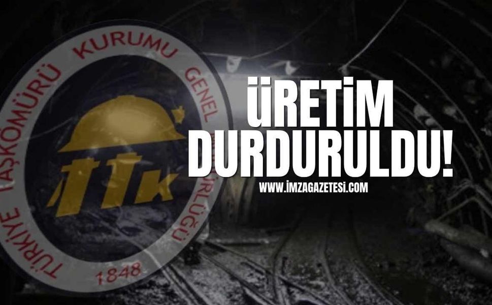TTK Ocağında Çıkan Yangında Üretim Durduruldu!