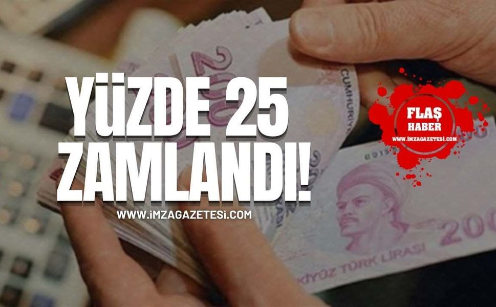 Zonguldak'ta Yüzde 25 Zam!
