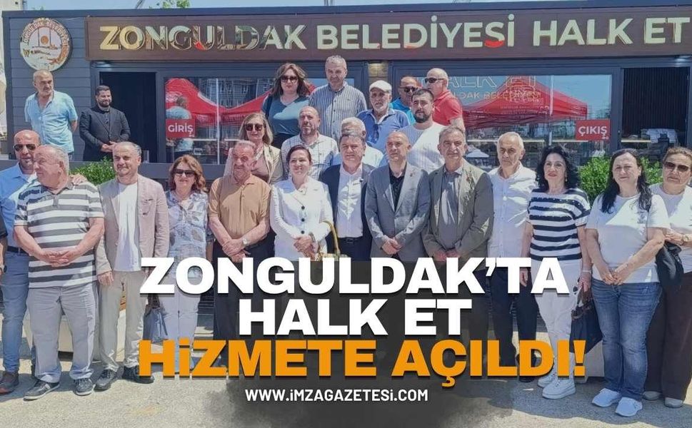 Zonguldak’ta Halk Et Hizmete Açıldı! Başkan Erdem’den Halk Market Müjdesi