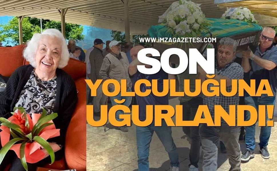 Zonguldak’ın Çiçekçisi Göksel Abla Son Yolculuğuna Uğurlandı!