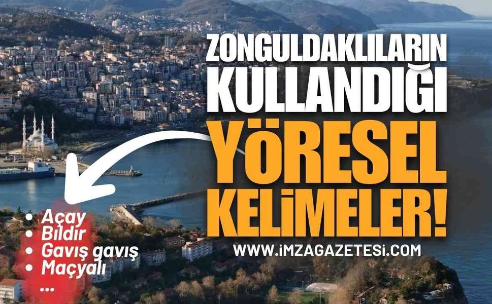 Zonguldaklıların Kullandığı Yöresel Kelimeler Nelerdir?